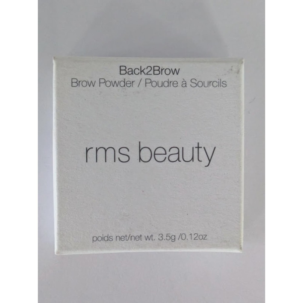 RMS Beauty Back2Brow Brow Powder Medium 0.12 oz NEW Clean Makeup Define Shape